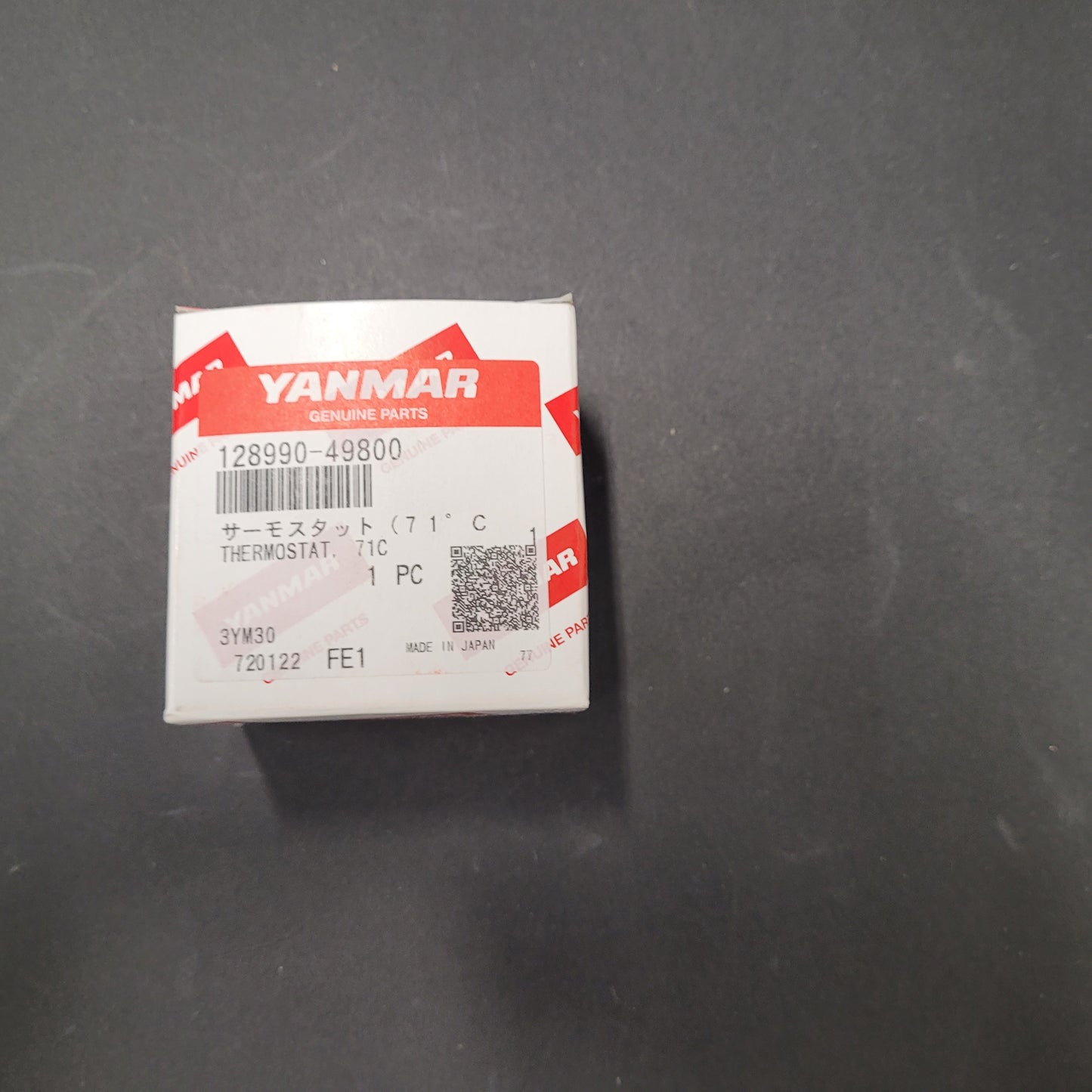 Yanmar THERMOSTAT WITH GASKET 2YM15 3YM20 3YM30