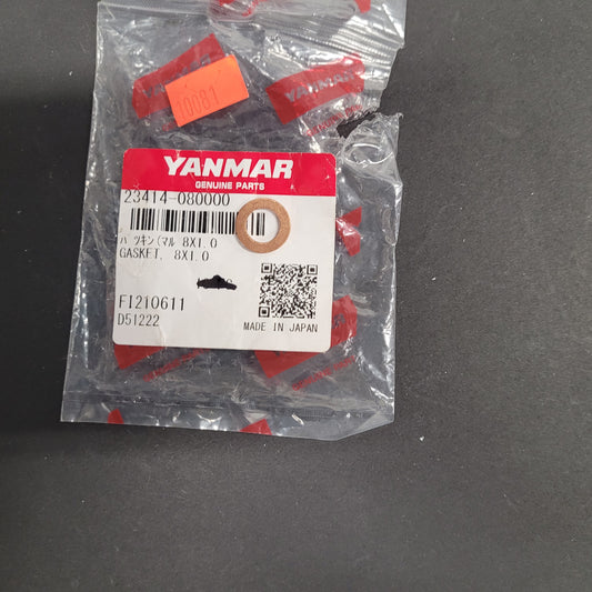 Yanmar 8mm copper washer