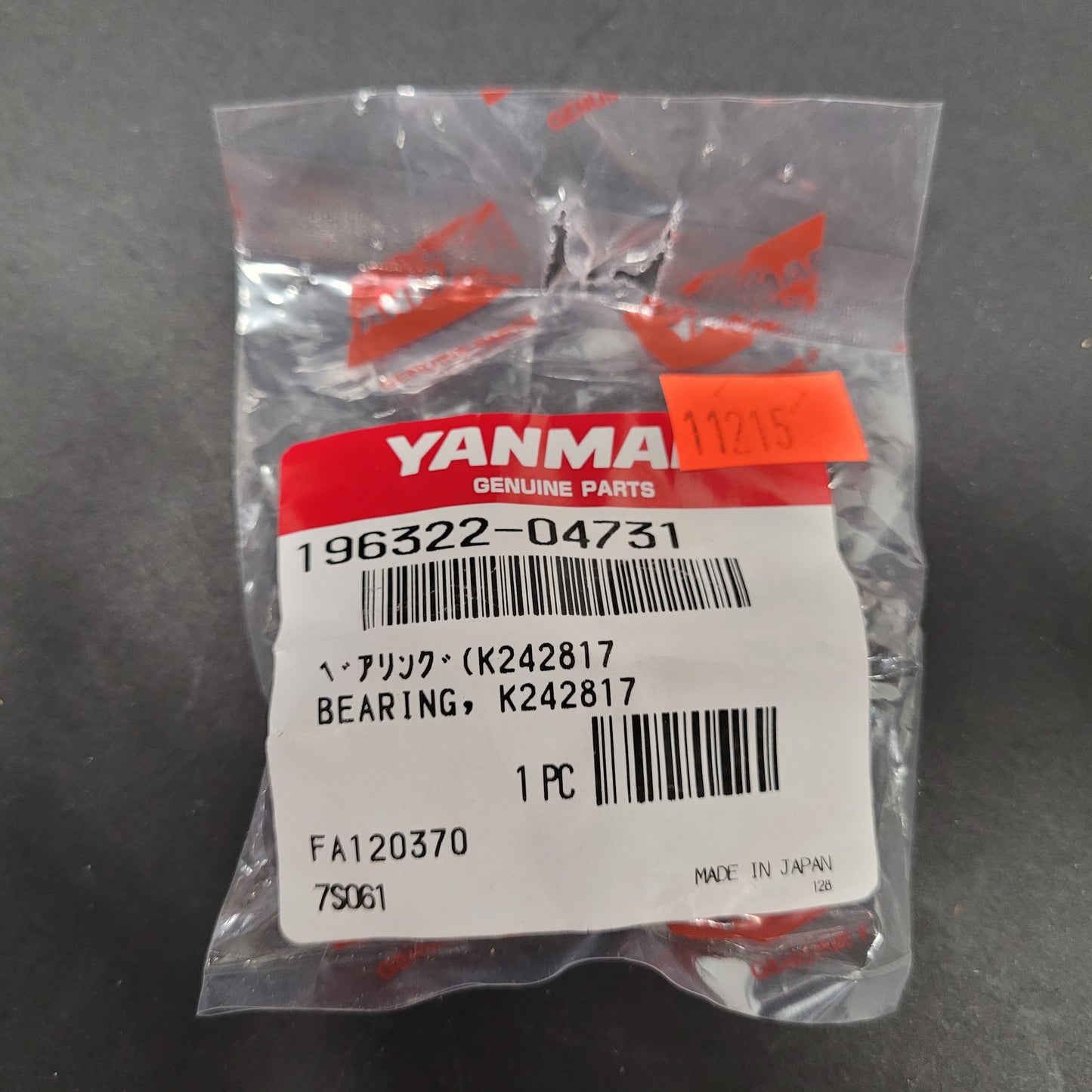 Yanmar Needle K242817, Bearing