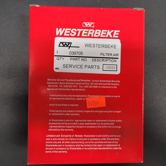 Universal/Westerbeke Filter, Air
