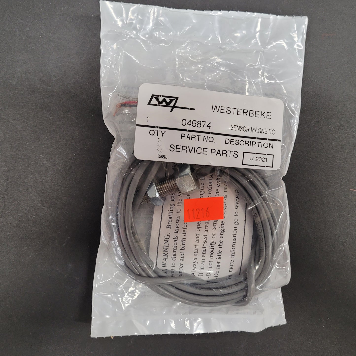 Universal/Westerbeke SENSOR,MAGNETIC 3/8NF